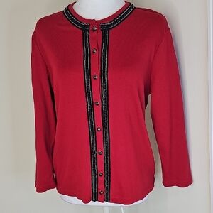 Rafaella‎ Vibrant Red Knitwear